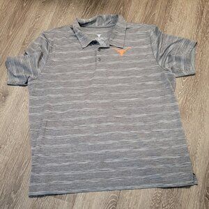 University of Texas Dri-Fit Gray Polo We Are Texas Brand, Size 2XL